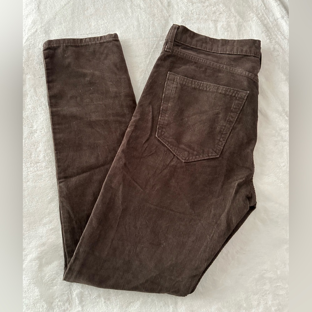 Levi's 512 Men's Brown Corduroy Pants Like New - Picture 5 of 8